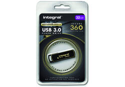 USB-stick Integral 3.0 Secure 360 32GB zwart