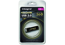 USB-stick Integral 3.0 Secure 360 128GB zwart