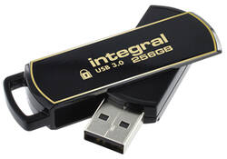USB-stick Integral 3.0 Secure 360 256GB zwart