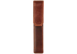 Pennenetui Maverick The Original 1delig leer bruin