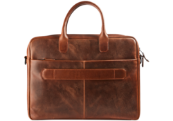 Businesstas Maverick The Original met laptopvak 15,6 inch leer bruin