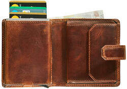 Kaarthouder Maverick The Original compact RFID leer bruin