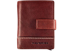 Kaarthouder Maverick Rough Gear super compact RFID leer bruin