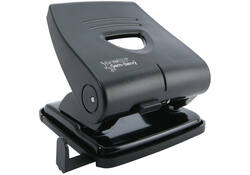 Perforator Rapesco PF827PB2 2-gaats Antibacterieel 30 vel Zwart