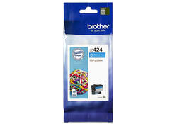 Inktcartridge Brother LC-424C blauw