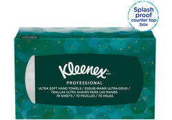 Handdoek Kleenex Ultra i-vouw 1-laags dispenserdoos 70vel wit 1126