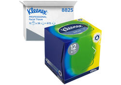 Facial tissues Kleenex kubus 3-laags 56stuks wit 8825