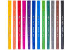 Fineliner Brush pen Bruynzeel Creatives set 12 kleuren