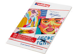 Olie- en Acrylblok edding 30010 A4 10 vel 300 gram wit