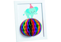 Honingraatpapier Folia 23x33cm 5 vel regenboog