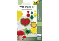 Honingraatpapier Folia 20x33cm 3 vel assorti
