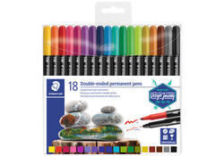Viltstift Staedtler Design Journey permanent dubbele punt assorti