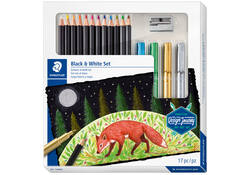 Kleurpotlood Staedtler Design Journey Black & White 17-delig