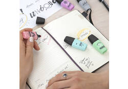 Markeerstift STABILO BOSS mini Pastellove assorti etui à 5 stuks