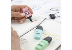 Markeerstift STABILO BOSS mini Pastellove assorti etui à 6 stuks