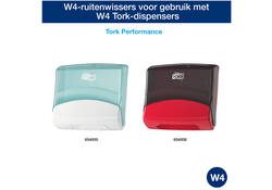 Reinigingsdoek Tork Kitchen Cleaning W4 extra absorberend wit 473179