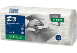 Reinigingsdoek Tork Cleaning W4 flexibel nonwoven 120st wit 510479