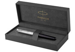 Vulpen Parker Sonnet Essential sandblasted CT matte black lacquer fijn