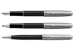 Vulpen Parker Sonnet Essential black lacquer CT medium