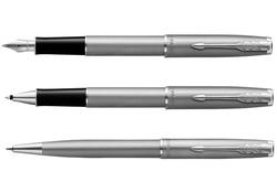 Vulpen Parker Sonnet Essential sandblasted stainless steel lacquer CT medium