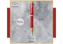 Vulpen Parker IM Premium deep red GT fijn
