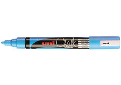 Krijtstift Uni-ball chalk rond 1.8-2.5mm lichtblauw