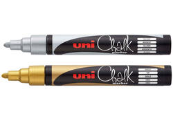 Krijtstift Uni-ball chalk rond 1.8-2.5mm goud