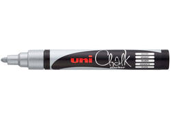 Krijtstift Uni-ball chalk rond 1.8-2.5mm zilver