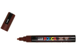 Verfstift Posca PC5M medium cacao bruin