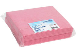 Werkdoek Cleaninq viscose 38x40cm roze 10 stuks