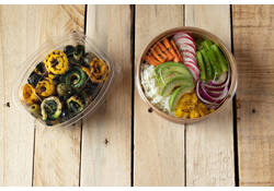 Saladebak IEZZY 1500ml Ø185mm Kraft