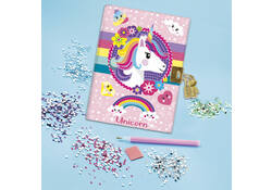 Knutselset Totum Unicorn dagboek Diamondpainting
