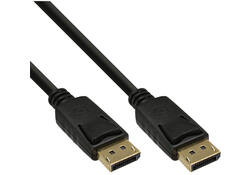Kabel inLine displayport 4K60HZ M/M 2 meter zwart