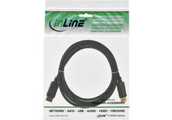 Kabel inLine displayport 4K60HZ M/M 2 meter zwart