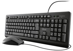 Toetsenbord Trust Primo + muis zwart