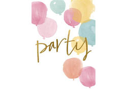 Uitnodiging Party 10x15cm