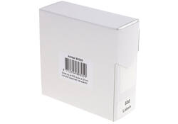 Etiket Rillprint 25mm 500st op rol transparant