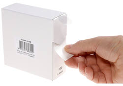 Etiket Rillprint 25mm 500st op rol transparant