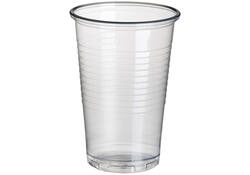 Beker Papstar 200ml Ø 70.3mm PP transparant 100 stuks