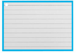 Flashcards A7 Blauw incl. clipring