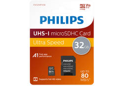 Micro SDHC Card Philips Class 10 UHS-I U1 32GB