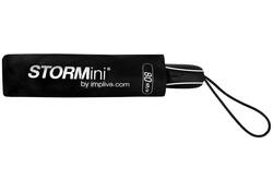 Stormparaplu STORMini® aërodynomisch opvouwbaar windproof 90 cm zwart