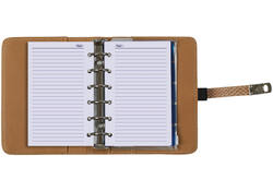 Organizer Kalpa Pocket inclusief agenda 2024-2025 7dagen/2pagina's slangenprint bruin