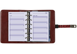 Organizer Kalpa Pocket inclusief agenda 2024-2025 7dagen/2pagina's croco mulberry