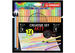 Creative set STABILO 8868/24 Arty assorti etui à 24 stuks