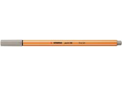 Fineliner STABILO point 88/93 fijn warm grijs