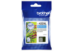 Inktcartridge Brother LC-422XLC blauw
