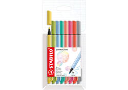 Viltstift STABILO pointMax 488/8 medium assorti pastel etui à 8 stuks