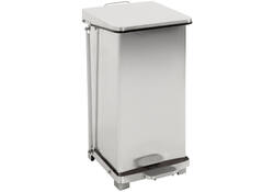 Afvalbak Vepa Bins pedaalemmer Industrieel 45 liter mat RVS