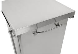 Afvalbak Vepa Bins pedaalemmer Industrieel 45 liter mat RVS